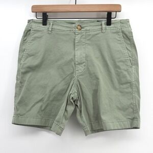 Vineyard Vines Island Shorts Mens 30 Green Cotton Stretch Breaker Preppy Chino
